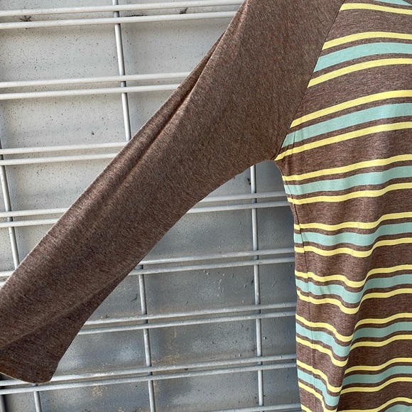 LLR - Striped Printed Randy Top-#0287 - Picture 4 of 12